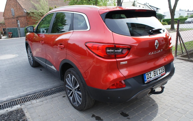 Renault Kadjar cena 55600 przebieg: 143700, rok produkcji 2015 z Poniec małe 232